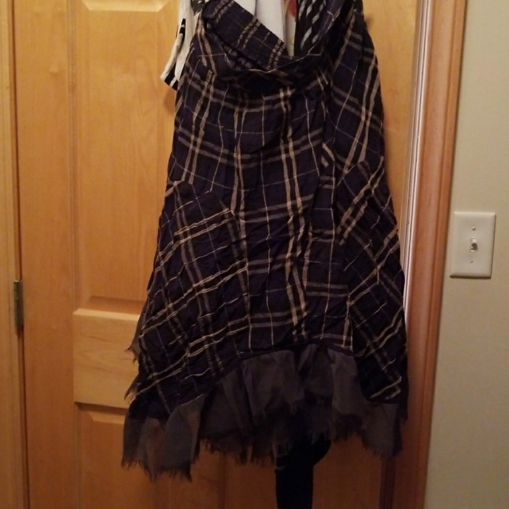 Free people plaid skirt